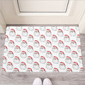 Christmas Santa Claus Pattern Print Rubber Doormat