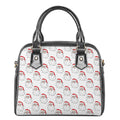 Christmas Santa Claus Pattern Print Shoulder Handbag
