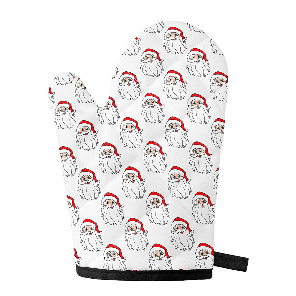 Christmas Santa Claus Pattern Print Single Oven Mitt