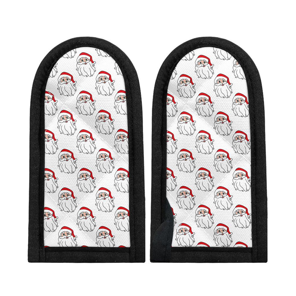 Christmas Santa Claus Pattern Print Skillet Handle Cover