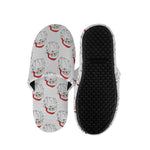 Christmas Santa Claus Pattern Print Slippers