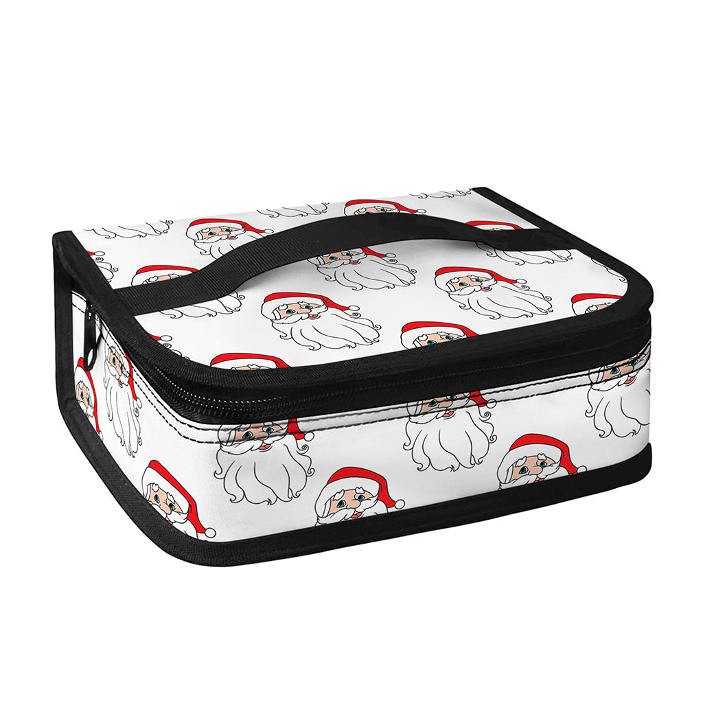 Christmas Santa Claus Pattern Print Small Lunch Bag