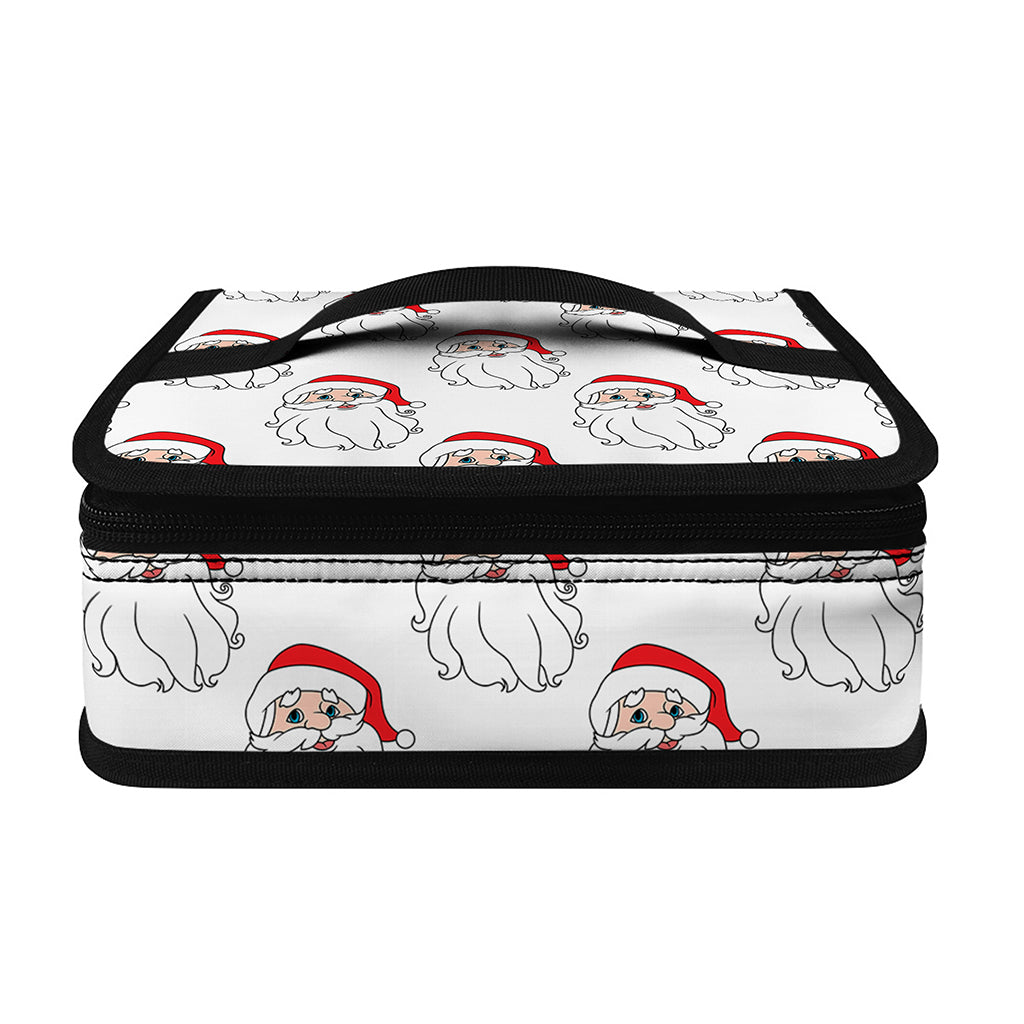 Christmas Santa Claus Pattern Print Small Lunch Bag