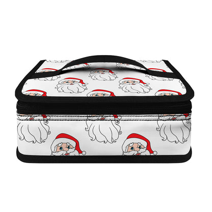 Christmas Santa Claus Pattern Print Small Lunch Bag