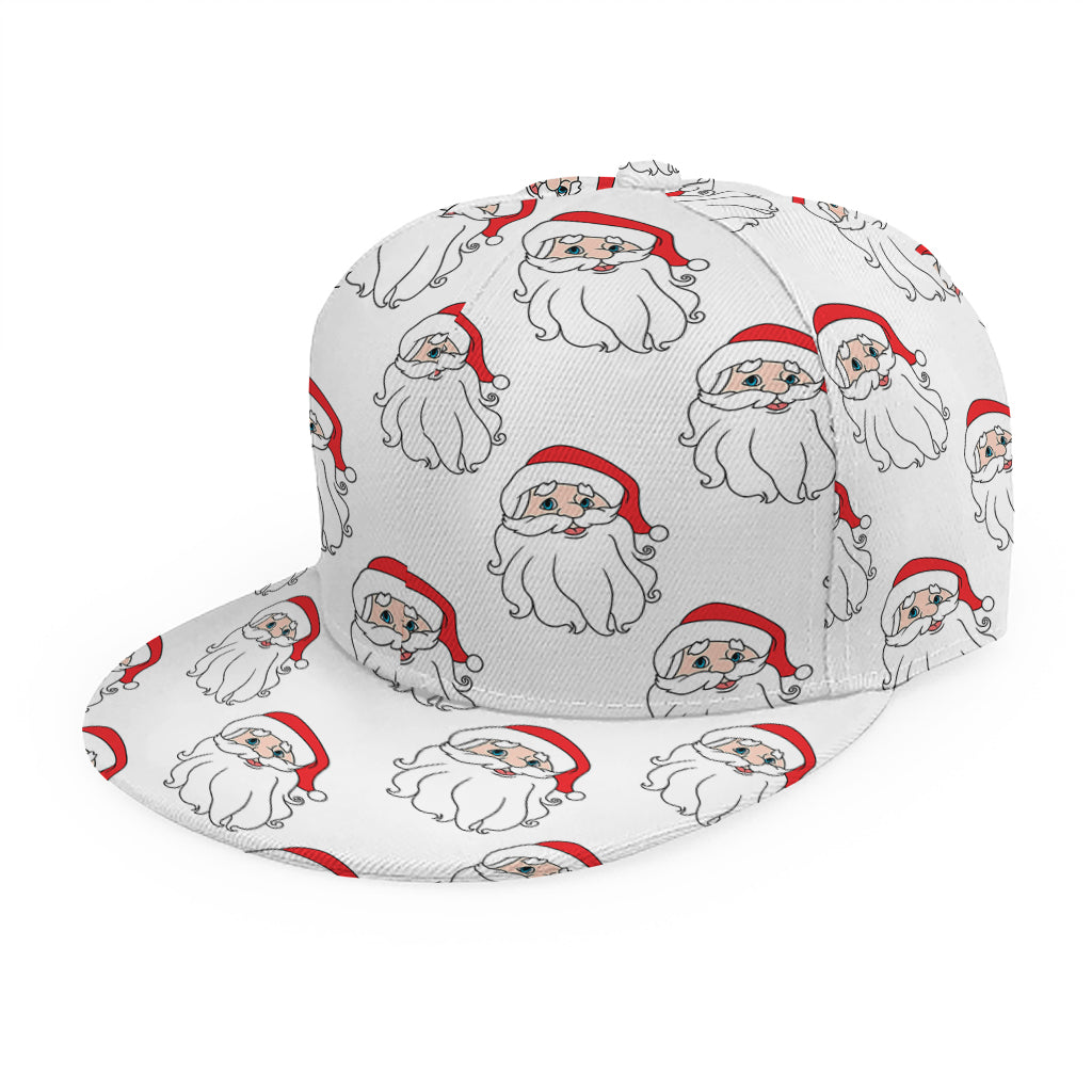 Christmas Santa Claus Pattern Print Snapback Cap