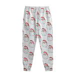 Christmas Santa Claus Pattern Print Sweatpants