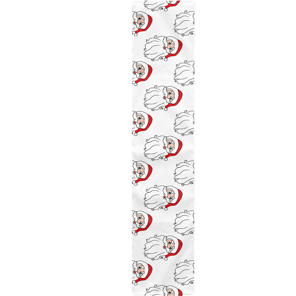 Christmas Santa Claus Pattern Print Table Runner