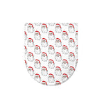 Christmas Santa Claus Pattern Print Toilet Lid Cover