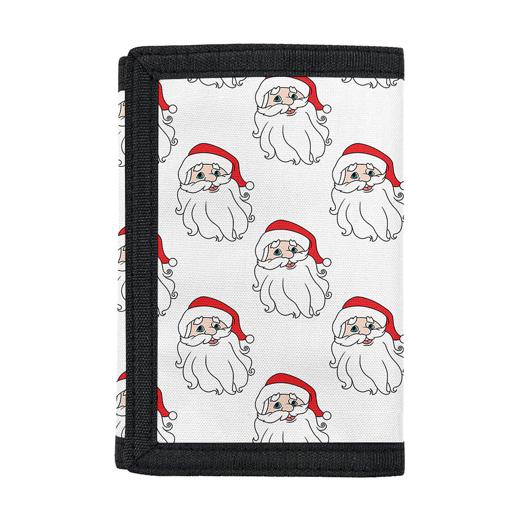 Christmas Santa Claus Pattern Print Trifold Wallet