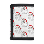 Christmas Santa Claus Pattern Print Trifold Wallet