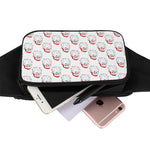 Christmas Santa Claus Pattern Print Waist Bag