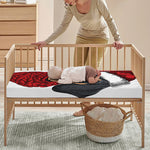 Christmas Santa Dachshund Print Baby Crib Sheet