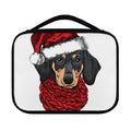 Christmas Santa Dachshund Print Classic Bible Case
