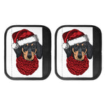 Christmas Santa Dachshund Print Handle Covers