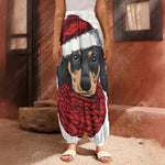 Christmas Santa Dachshund Print Harem Pants