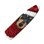 Christmas Santa Dachshund Print Ironing Board Cover