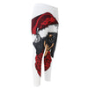 Christmas Santa Dachshund Print Men's Compression Pants