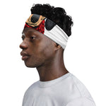 Christmas Santa Dachshund Print Sports Headband