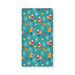 Christmas Santa Gift Pattern Print Baby Crib Sheet
