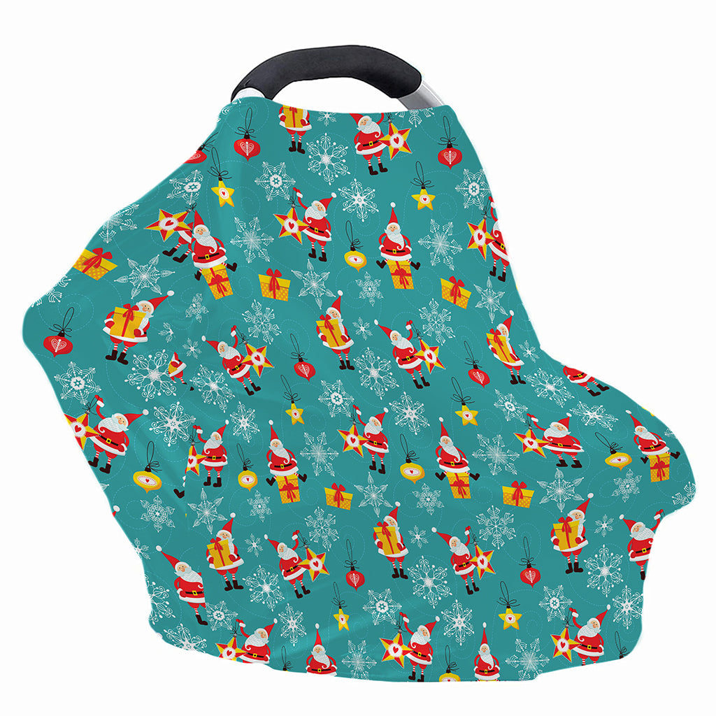 Christmas Santa Gift Pattern Print Baby Seat Cover
