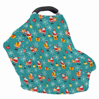 Christmas Santa Gift Pattern Print Baby Seat Cover