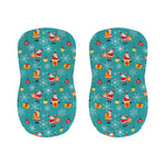 Christmas Santa Gift Pattern Print Bar Stool Covers