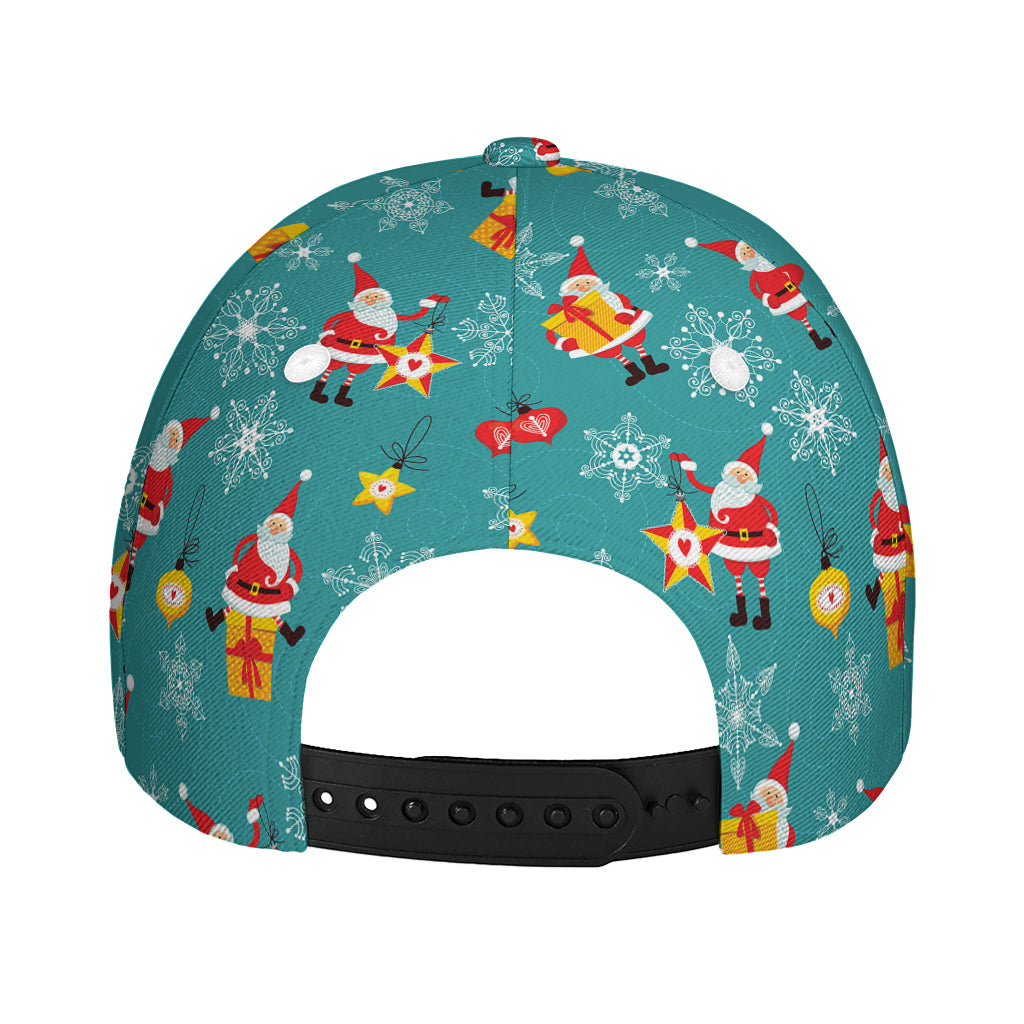 Christmas Santa Gift Pattern Print Baseball Cap