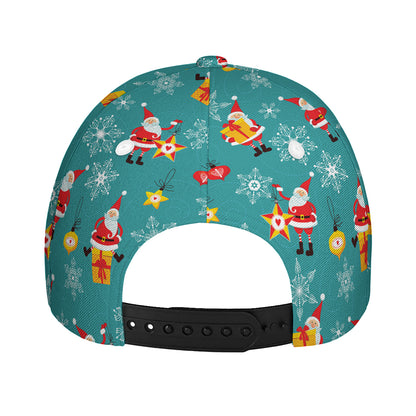 Christmas Santa Gift Pattern Print Baseball Cap