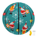Christmas Santa Gift Pattern Print Basketball