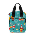 Christmas Santa Gift Pattern Print Bible Tote Bag