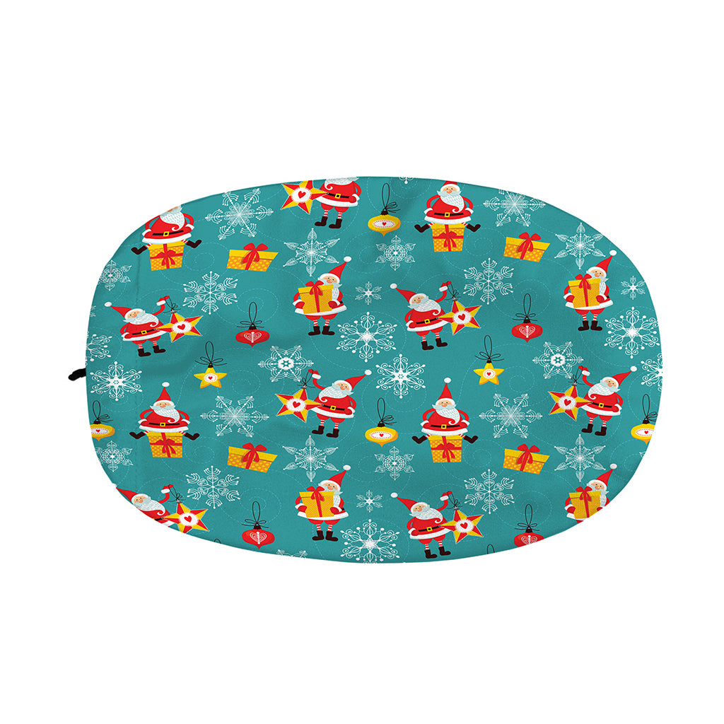 Christmas Santa Gift Pattern Print Car Side Mirror Covers