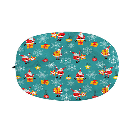 Christmas Santa Gift Pattern Print Car Side Mirror Covers