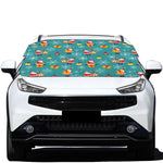 Christmas Santa Gift Pattern Print Car Windshield Snow Cover