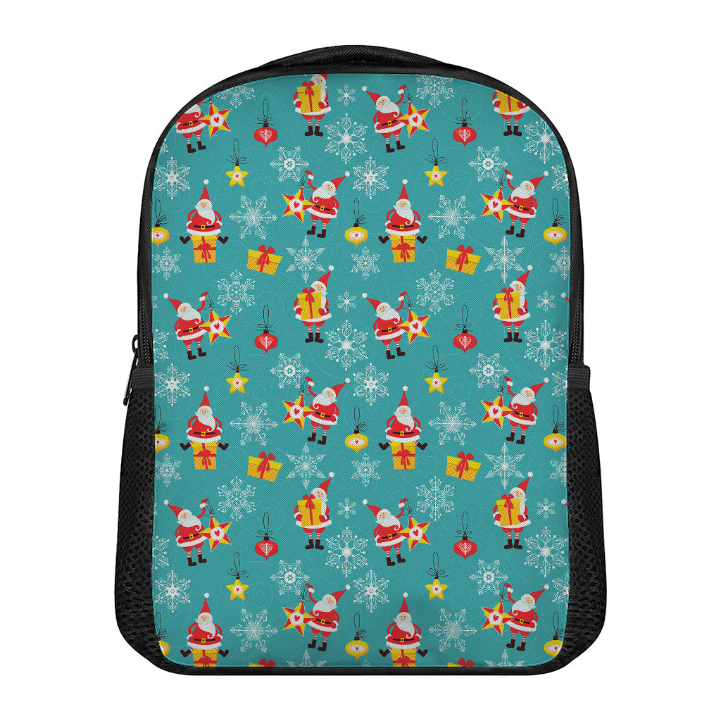 Christmas Santa Gift Pattern Print Casual Backpack