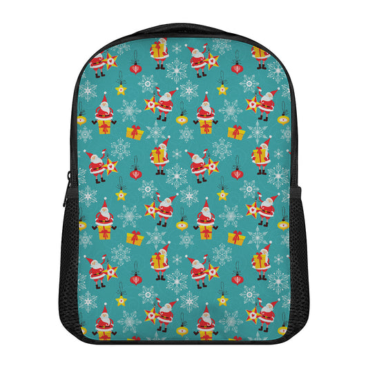 Christmas Santa Gift Pattern Print Casual Backpack