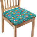 Christmas Santa Gift Pattern Print Chair Cushion Cover