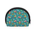 Christmas Santa Gift Pattern Print Coin Purse