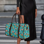 Christmas Santa Gift Pattern Print Duffle Bag