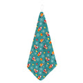 Christmas Santa Gift Pattern Print Hand Towel