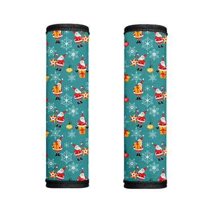 Christmas Santa Gift Pattern Print Handle Covers
