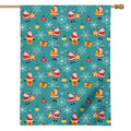 Christmas Santa Gift Pattern Print House Flag