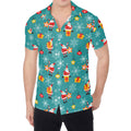 Christmas Santa Gift Pattern Print Men's Shirt