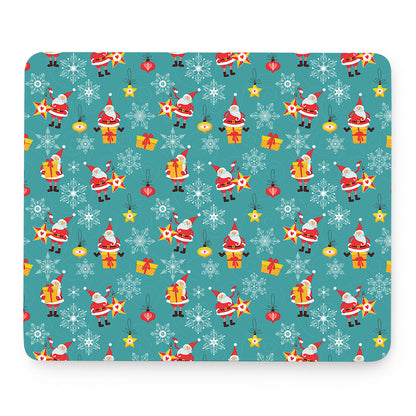 Christmas Santa Gift Pattern Print Mouse Pad