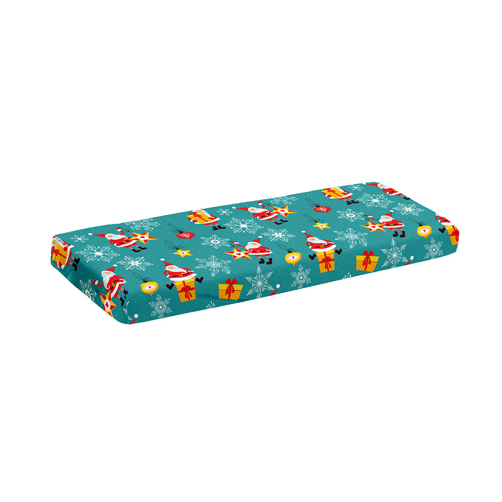 Christmas Santa Gift Pattern Print Piano Keyboard Cover