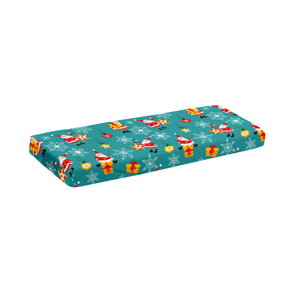 Christmas Santa Gift Pattern Print Piano Keyboard Cover