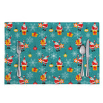 Christmas Santa Gift Pattern Print Placemat