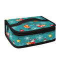 Christmas Santa Gift Pattern Print Small Lunch Bag