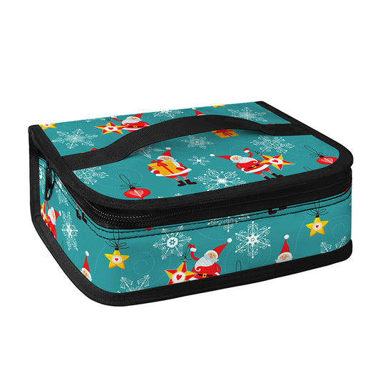 Christmas Santa Gift Pattern Print Small Lunch Bag