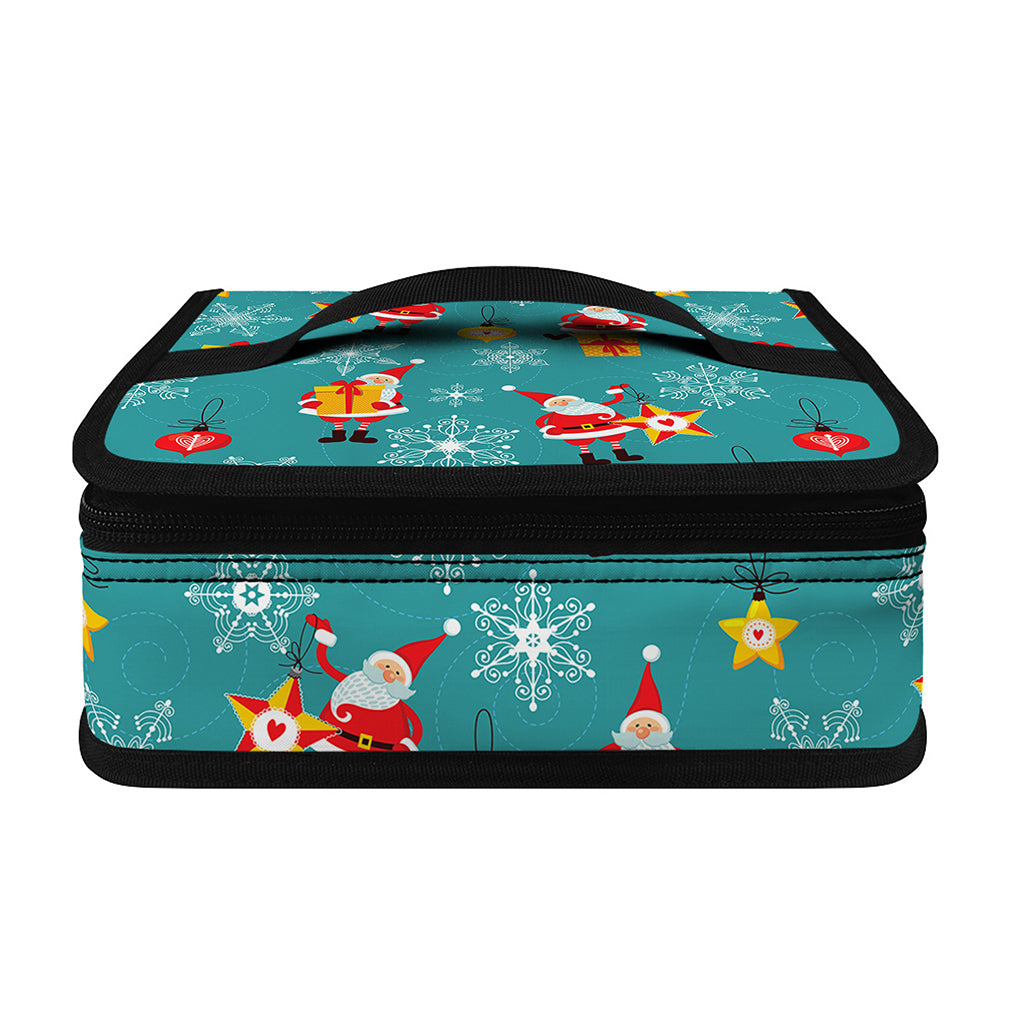 Christmas Santa Gift Pattern Print Small Lunch Bag