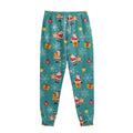 Christmas Santa Gift Pattern Print Sweatpants
